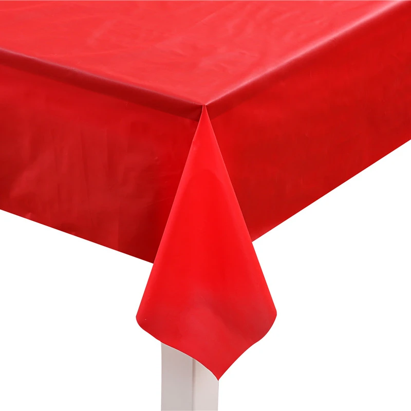 12 шт./упаковка, прямоугольные пластиковые скатерти 54X108 дюйма