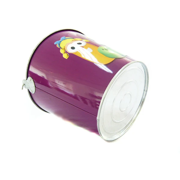 6 inch galvanized Bucket with logo metal bucket