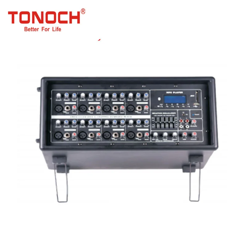 8 channel sound mixer audio with mp3 player/USB/SD