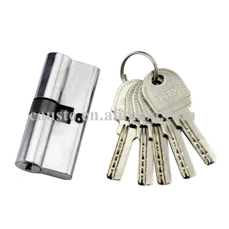 
70mm Economic Zinc Alloy Door Lock Cylinder Iron Key Door Cylinder 