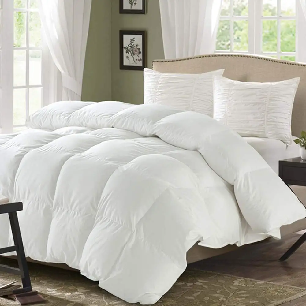 China Supplier Hotel 100% Cotton Bedding Comforter quilt Luxury Bedroom  Down Duvet