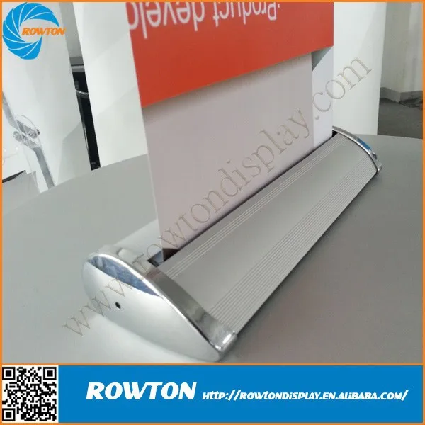 A4 size mini banner tabletop display roll up stand