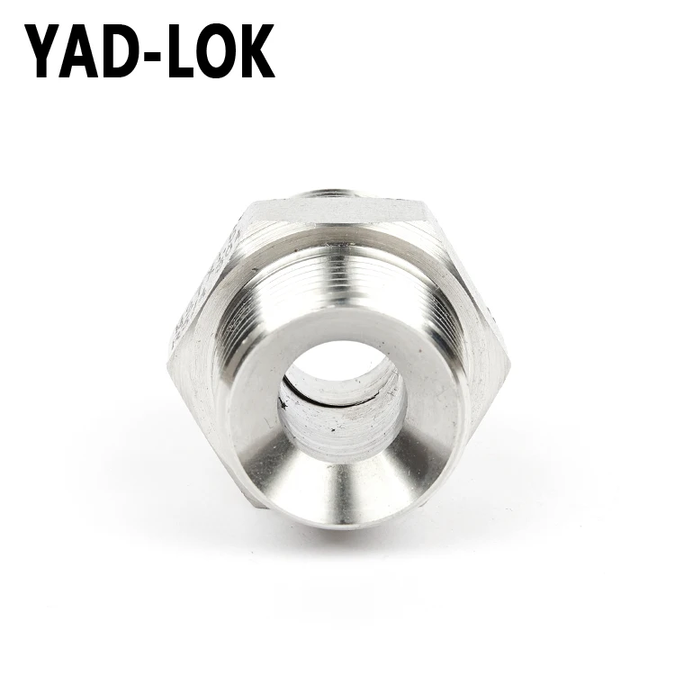YAD-LOK Instrument pipe fittings Hexagon Nipple Different size 1/8 to1 NPT male thread stainless steel 304/316/316L