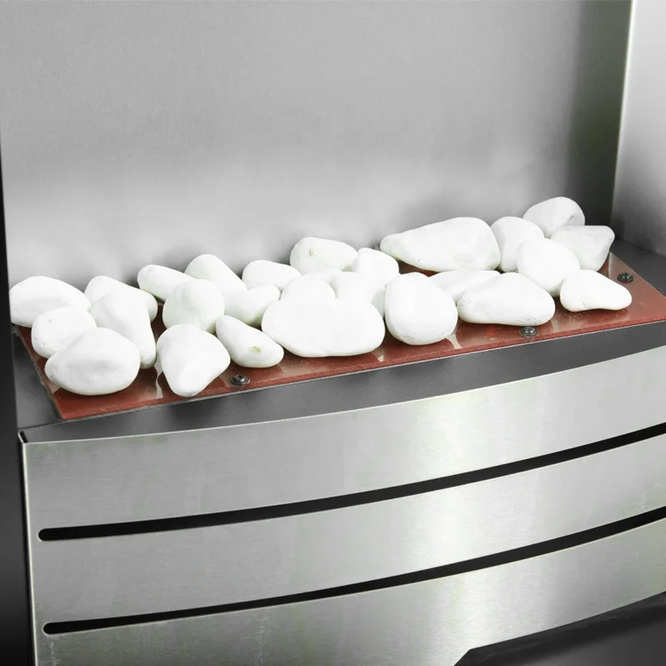 Simple style safe heater wood freestanding electric fireplace with mantel