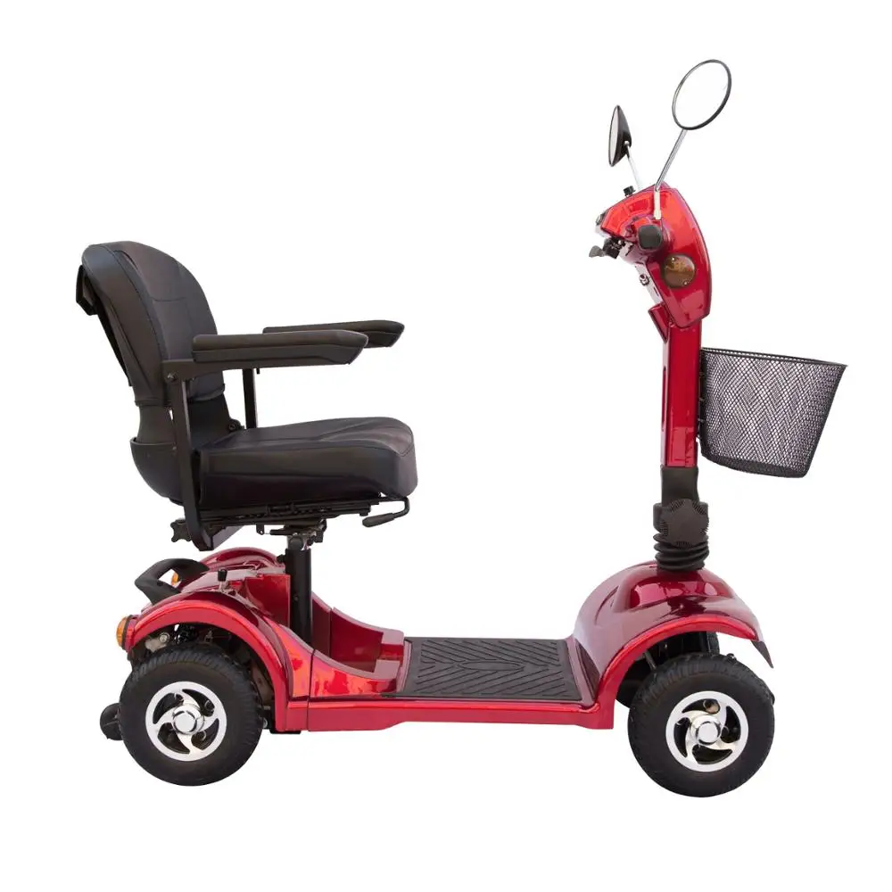 Simple 4 wheels-with-one-seat Electric Mobility Scooter For The Disabled And Elderly Persons