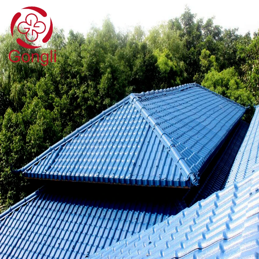 Synthetic resin roofing sheet spanish roofing tile pvc plastic roof tile