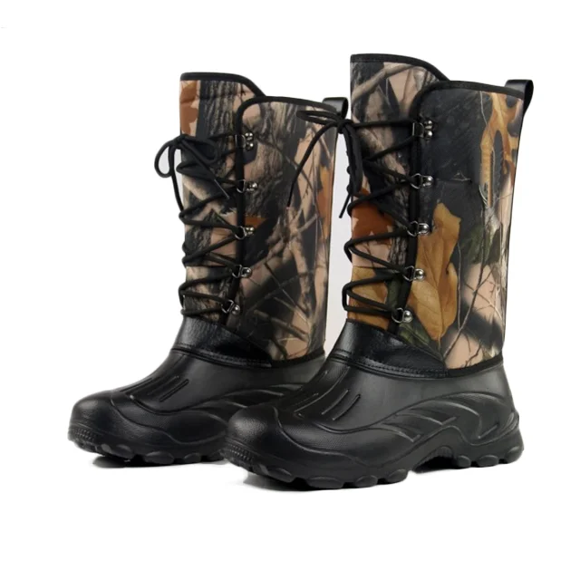 OEM hunting warm waterproof snow boots for men