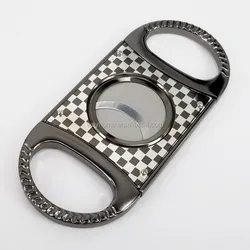 64 ring  Classic Style Stainless steel cigar scissors cigar accessories metal cigar cutter CM-049