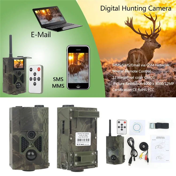 
Night Vision Motion Hunting Video Camera New Skatolly HC500M HD Hunting Trail Cam HC-500M Trap 