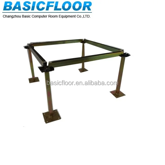 
Hot selling steel adjustable elevated panel pedestals data center raised access floor 
