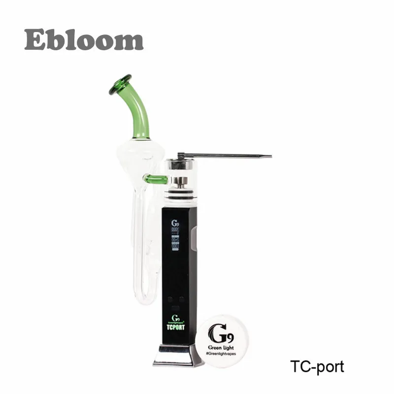 
2018 Trending Products Greenlightvapes TCPort with Electronic Cigarette and Temp Controlled Portable Enail 