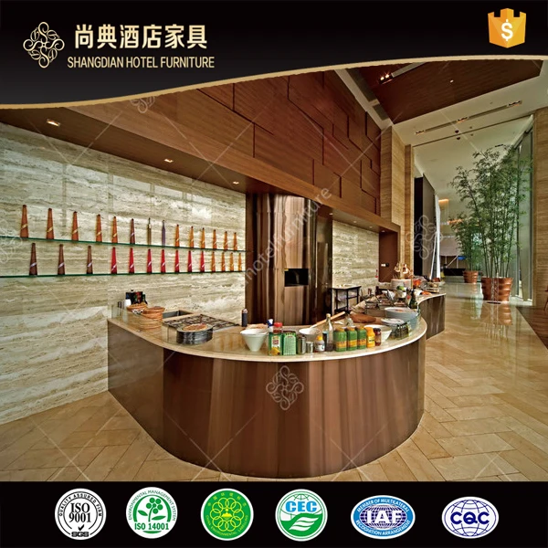 Hotel Fixing Furniture Decorative Interior Wooden Wall Panel Foshan