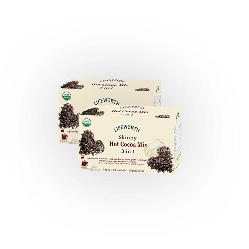 
Lifeworth detox drink slimming 3in1 instant hot chocolate 