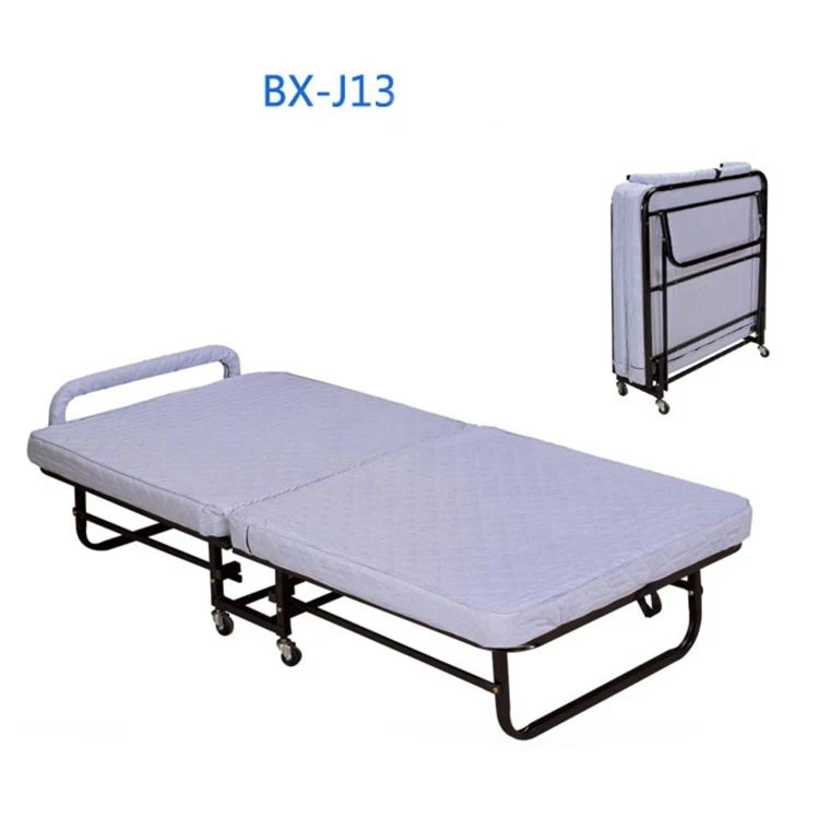 Гостиничная сверхскладная односпальная кровать с матрасом