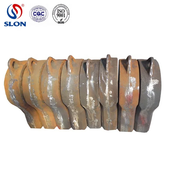 High Manganese Steel Auto Crusher Hammer Metal Shredder Parts