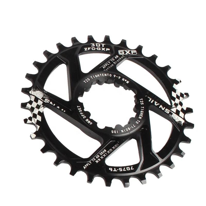 
ZOYOSPORTS Bike Chainwheel 6mm Offset Narrow Wide Bicycle Chain Ring For GXP XX1 X9 XO X1 CNC AL7075 Crankset Bicycle Parts 