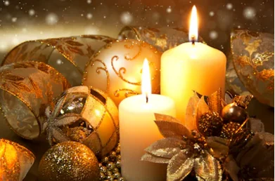 Современный декор, печать на заказ, холст, Рождественская свеча, светодиодная подсветка, Настенная картина для гостиной