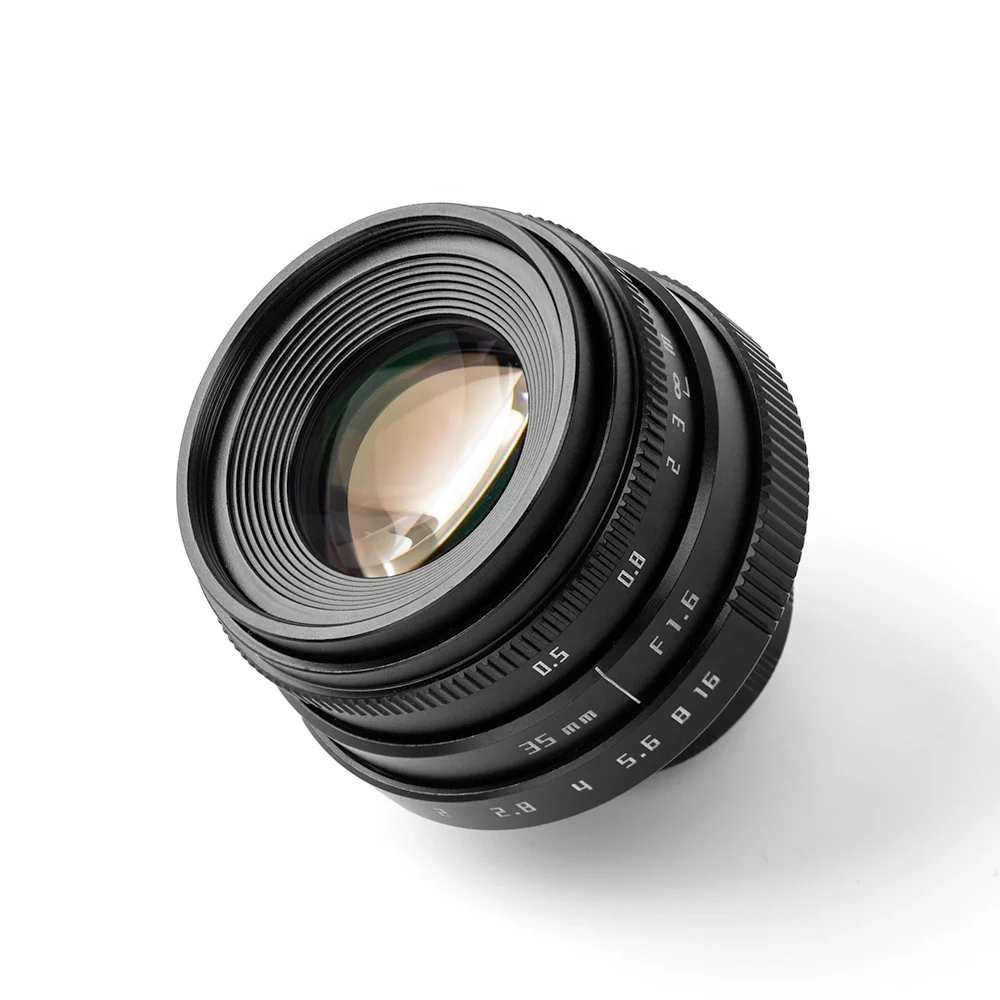New Mini 35mm f/1.6 CCTV cine lens Manual Focus C Mount Lenses For Sony NEX5 For Canon Nikon Fujifilm X-Pro 2 Mirrorless Camera
