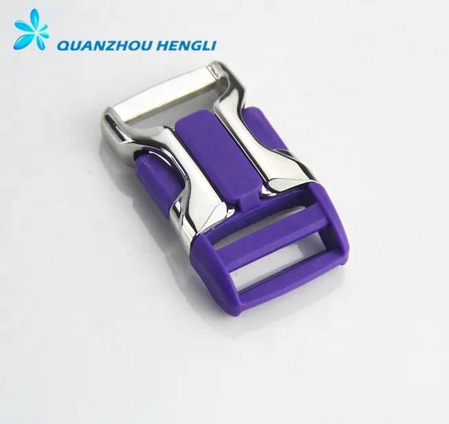 25mm Metal  Custom Side Quick Release Plastic Buckles for Seat Belt and Bags