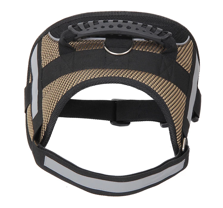 soft safety adjustable reflective pet dog harness vest custom, no pull dog harness with handle for outdoor training walking