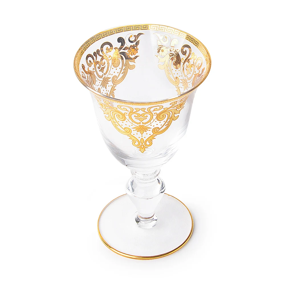 6PCS/Set Eco-friendly Tea Cup Sets of Arabic Juice Cup and Deluxe Eco-friendly  Daily Use Gold Tea Cup