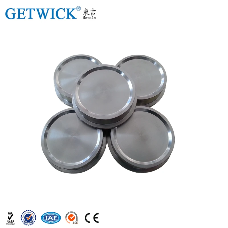 90% tungsten sputtering target, обработка tungsten round target material