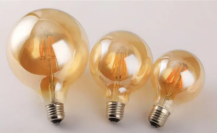 A60 ST64 E27 4W 6W 8W edison led filament bulb