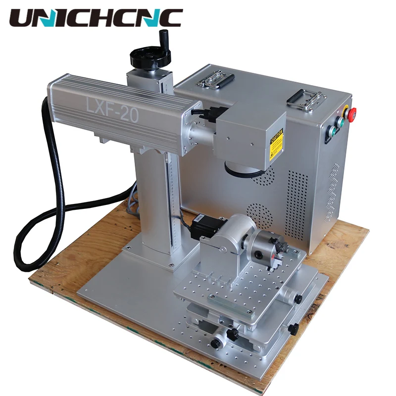 Fiber laser printing mobile cover fiber laser marker 30w