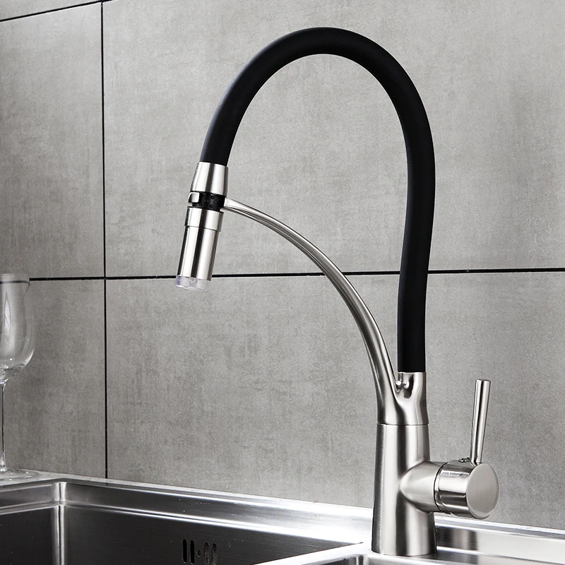 Temperature Control Led Faucet/ Kitchen Modern Water shower Faucets/ sink Faucets with led lights