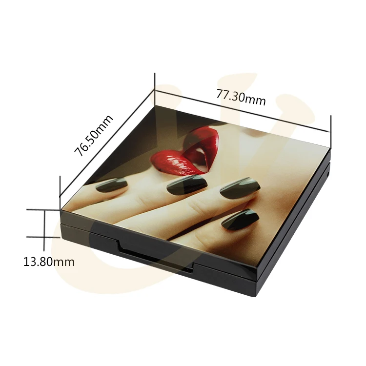 custom 3D printing wholesale makeup eyeshadow 6 colors packaging box