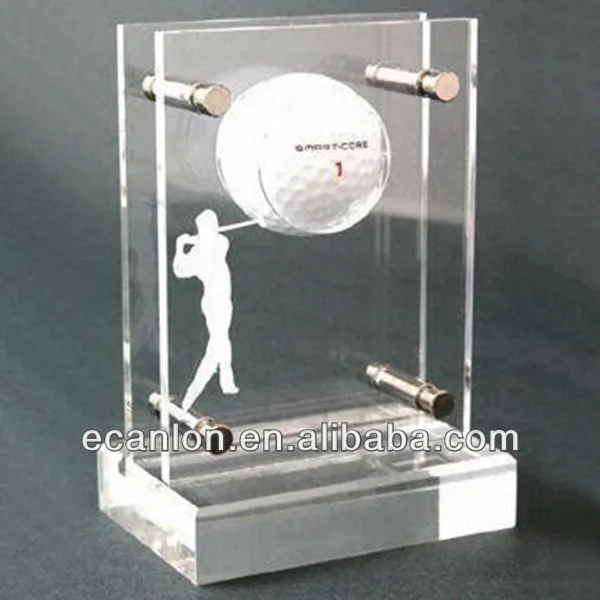 Customized acrylic golf ball display case