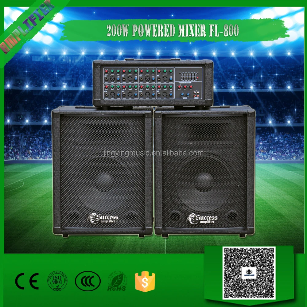 Wholesale Best Quality Low Price Personalized 200W Powered Mixer FL-800