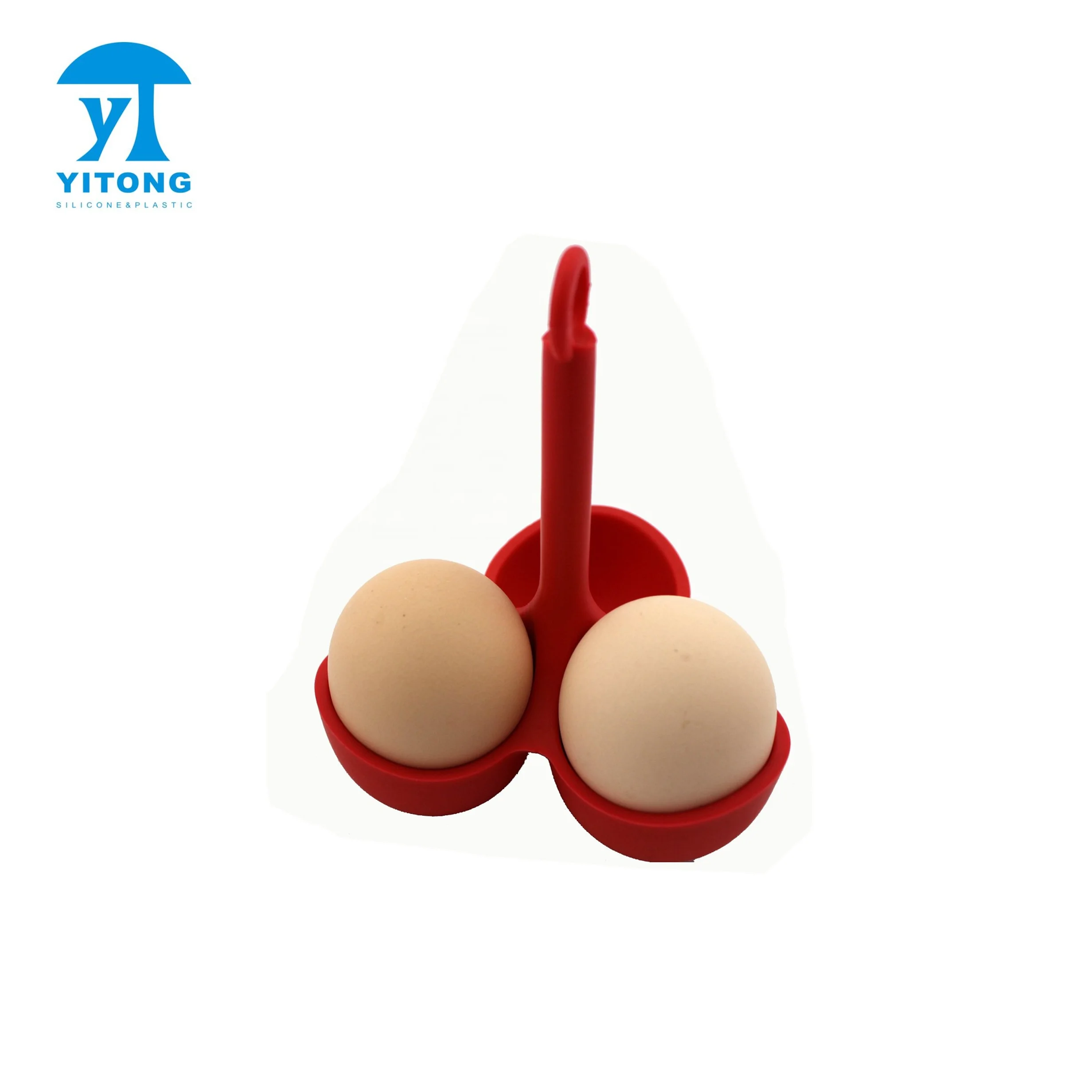 Food Safe Silicone Rubber Egg Poacher Boiled Egg Mold Silicone Perfect Poached Egg Maker - For Stove Top, Microwave and  Pot