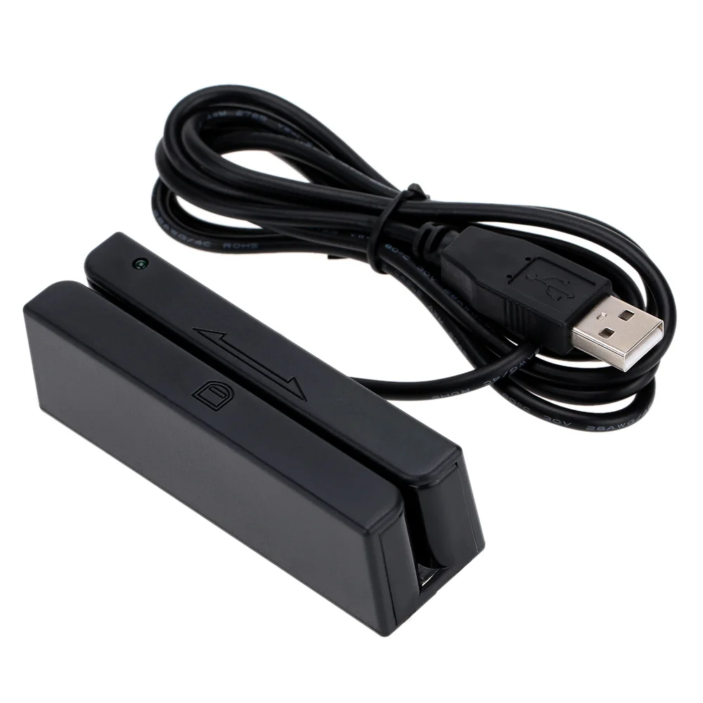 SYC580 RS232 USB магнитный считыватель кредитных карт 123