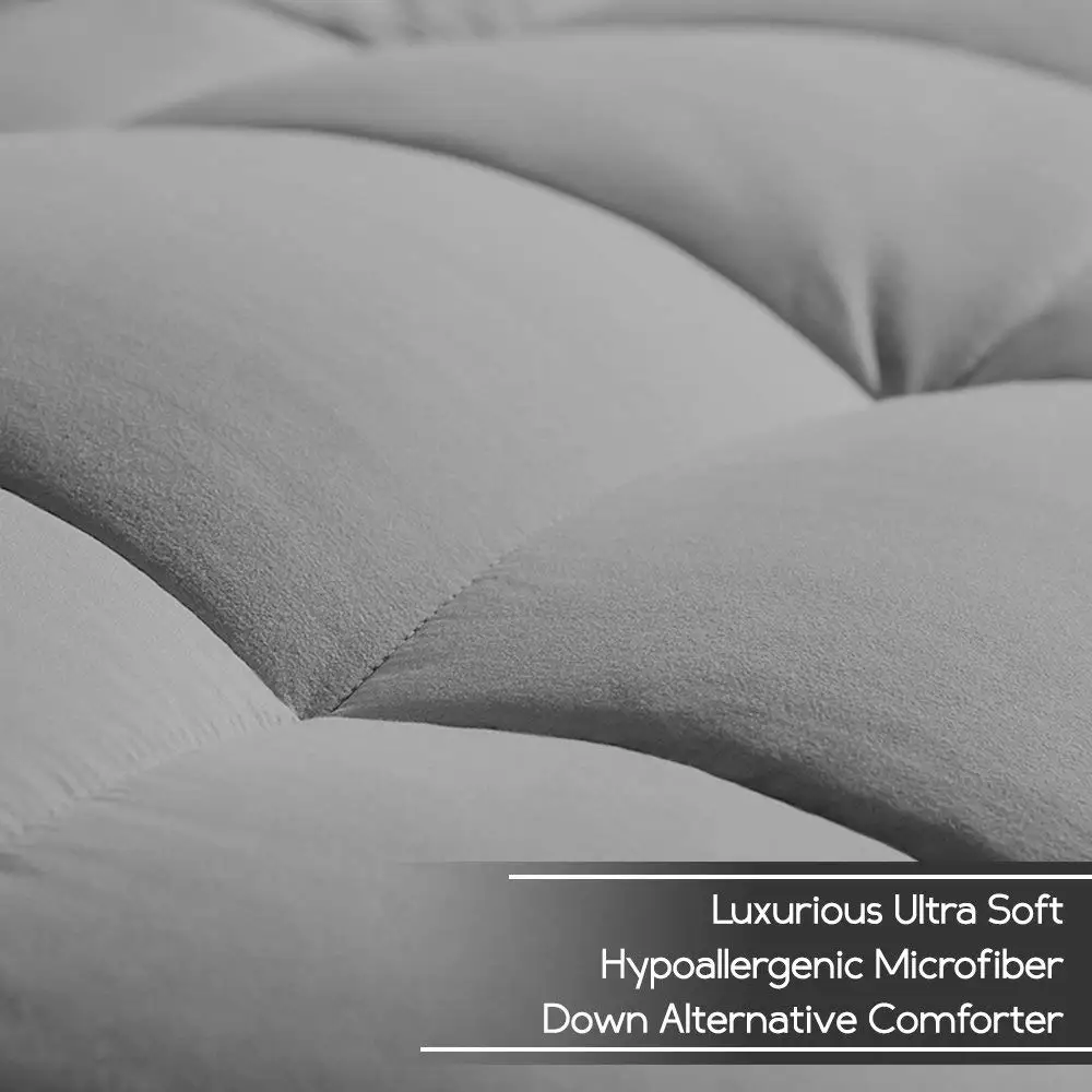 
Custom classic microfiber filling thick quilt luxury home duvet king bed comforter 