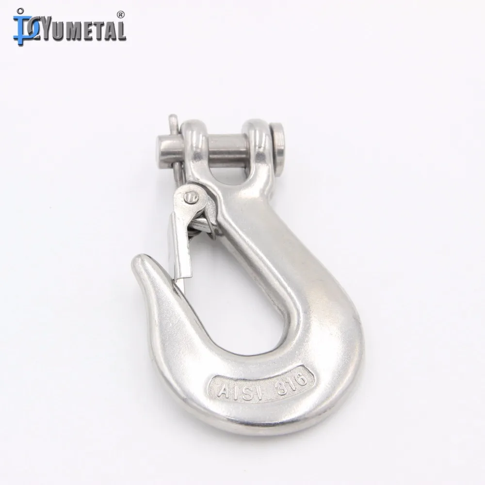 Прецизионный литой скользящий крючок с защелкой из нержавеющей стали AISI316 & AISI304