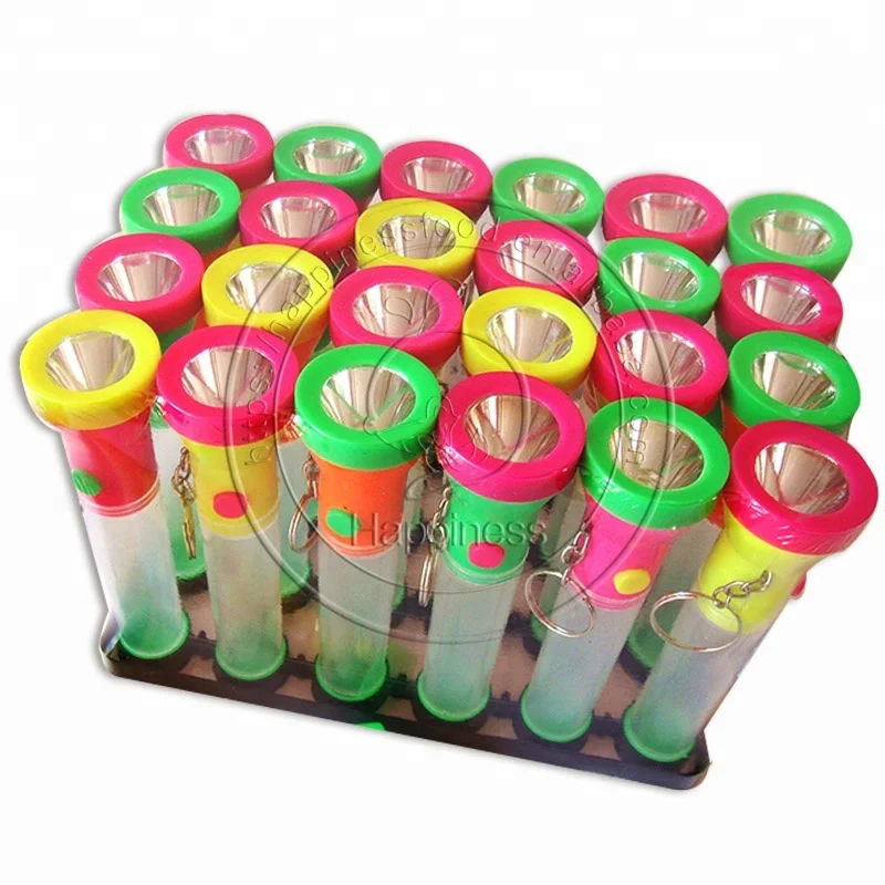 shantou supplier factory flashlight toy  fruit flavor skittles candy
