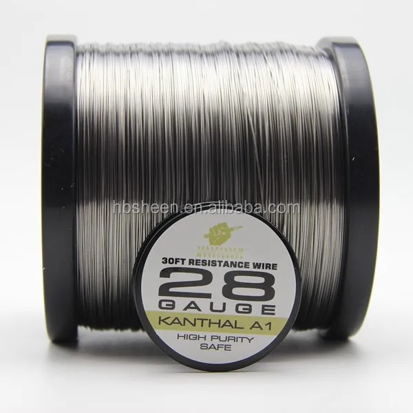NK 0Cr25Al5 electric wire 28g 26ga 24ga round wire big spool heating resistance wire for prebuilt coil DIY