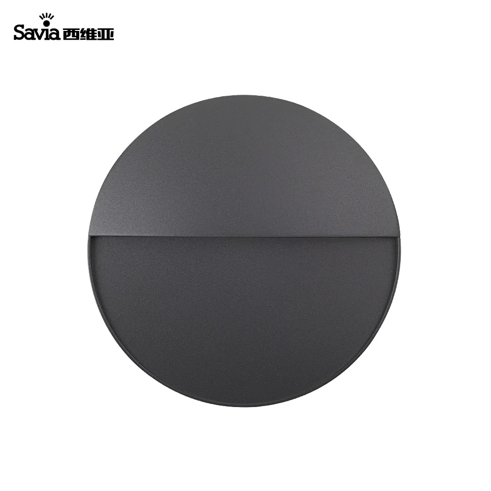 Savia LED garden wall light IP44 3W waterproof aluminum PC Led wall corner lamp step light outdoor resscred brick lights