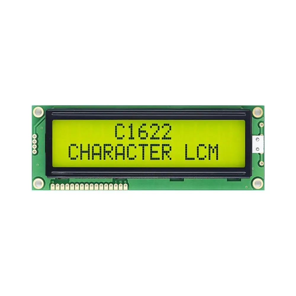 Lcd 16pin 16X2 stn характер синий/желто-зеленый монохромный экран дисплея 1602 ЖК-модуль
