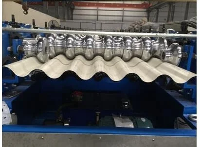 Automatic galvanized metal trapezoidal corrugated roof sheet making machine