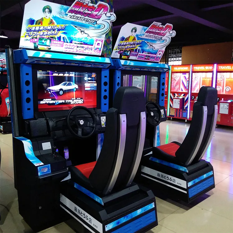 2018 Coin indoor amusement initial D arcade machine simulator outrun driving car racing motion game video machine for adult