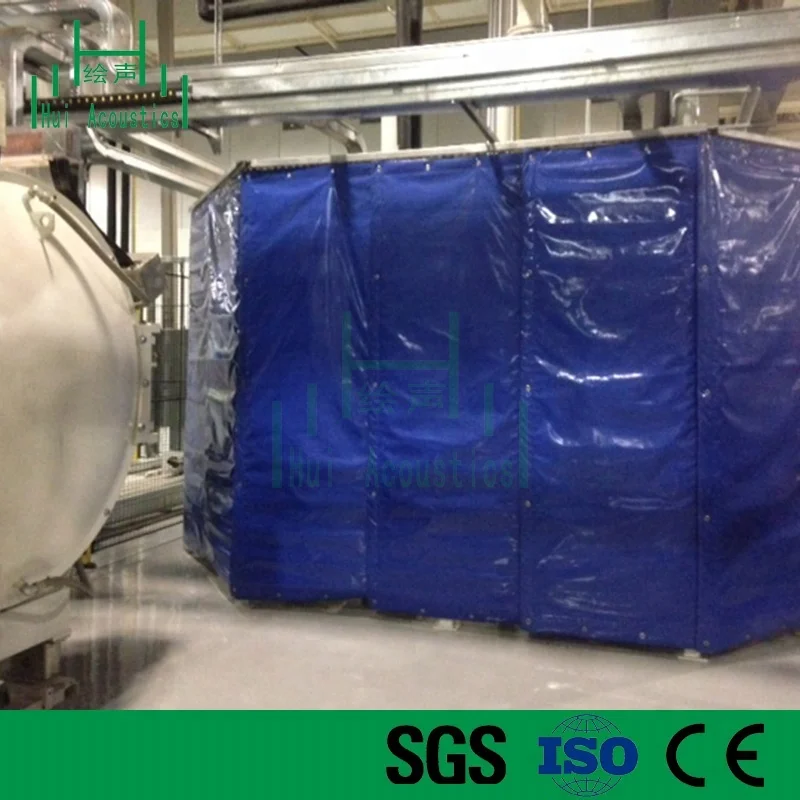 Sound Curtains Industrial Engineered Vinyl Sound Barrier Sound Cancelling Curtains