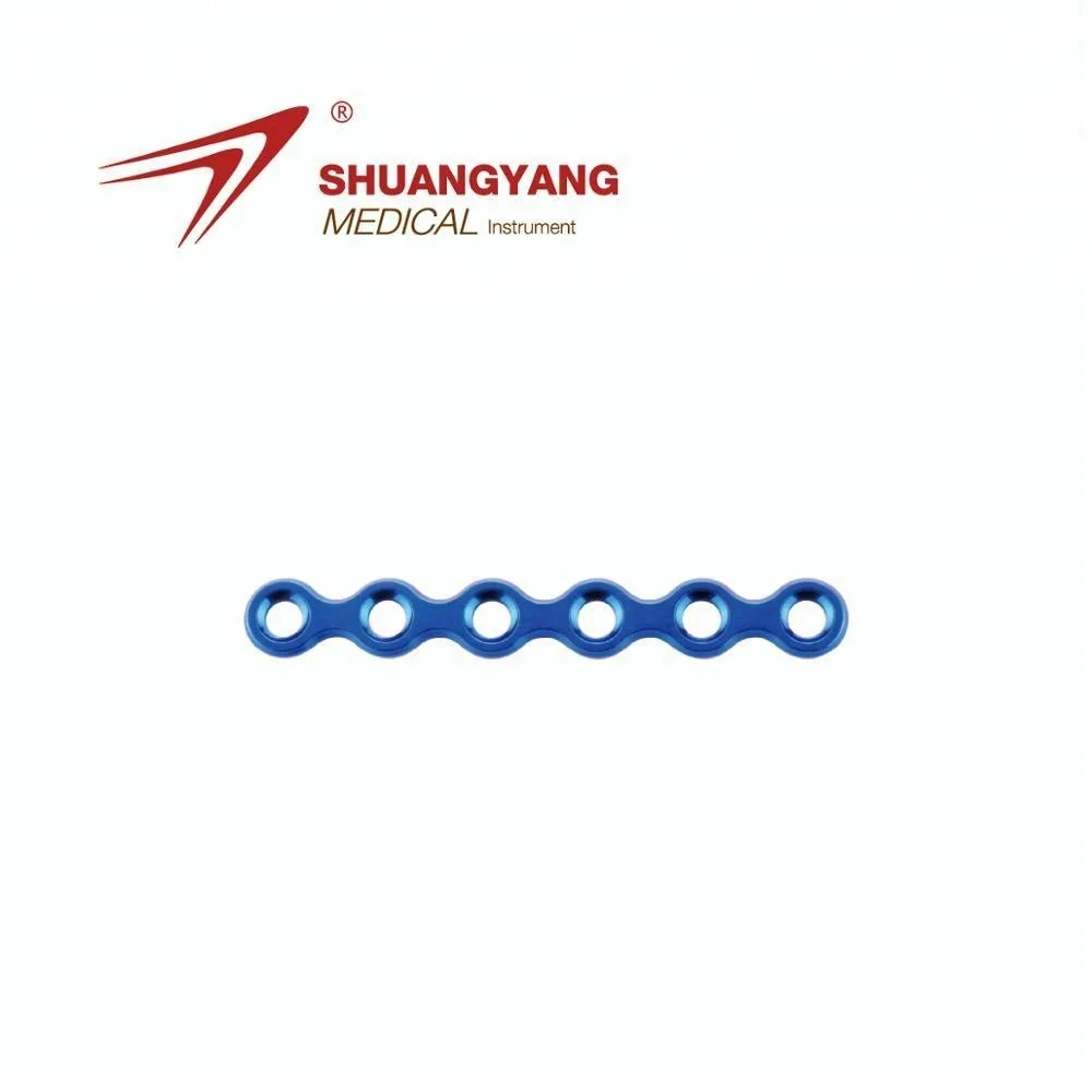 Maxillofacial Mini Straight Titanium Plate implant surgery