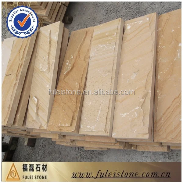 
Natural Golden sandstone brick 