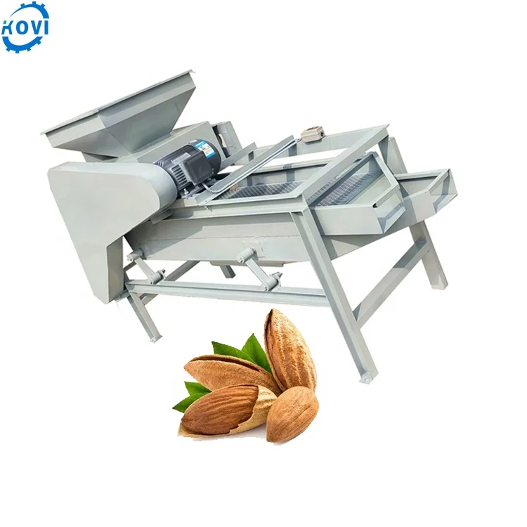 Automatic hazelnut skin removing machine apricot almond shell cracking remover machine