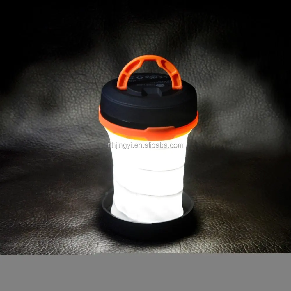 Outdoor camp Emergency ABS Waterproof Flexible Flashlight Mini LED Foldable Camping Lantern