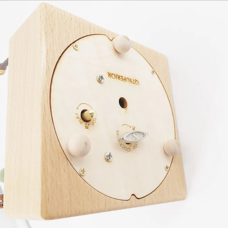 Hot Sale  Solid Wood Stock Carousel Horse Music Box