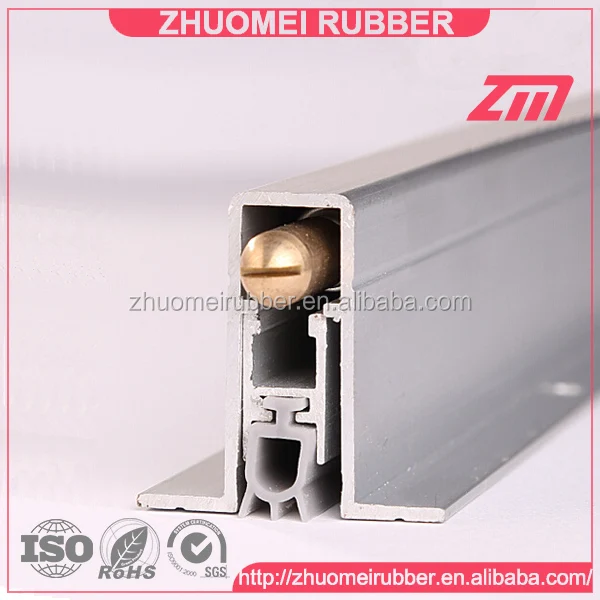 Aluminum automatic door bottom drop seal