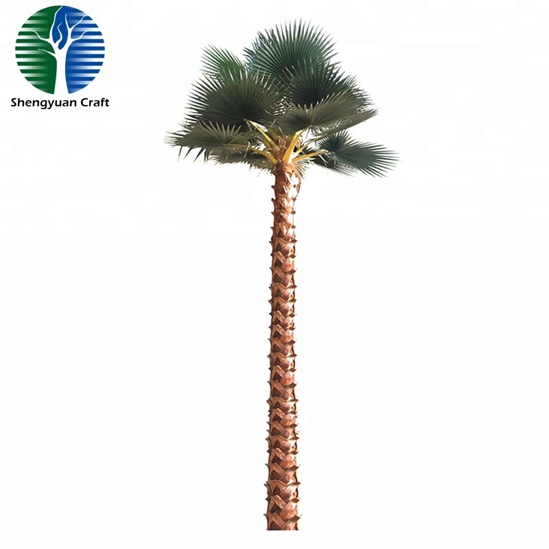 steel artificial date palm tree price plants outdoor lighting led coconut light dubai